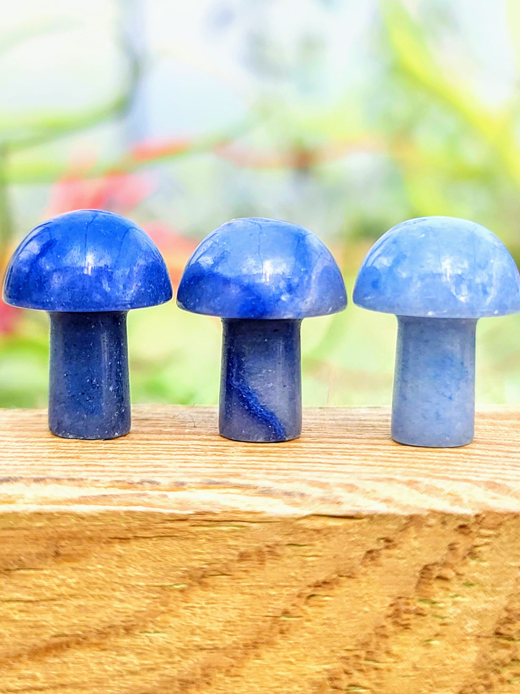 Mini Blue Aventurine Crystal Mushroom