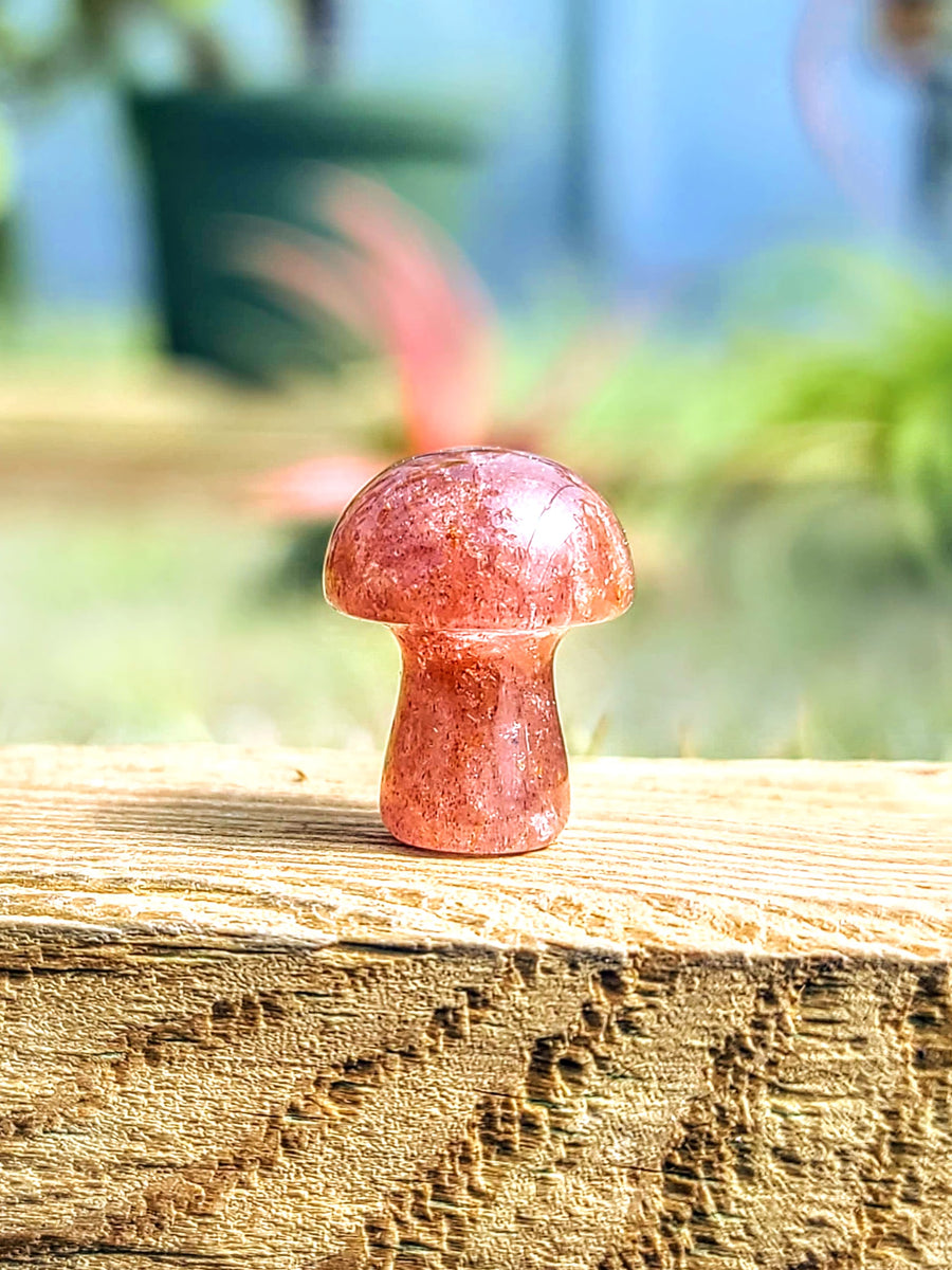 Strawberry Quartz High Quality* Crystal Mushroom
