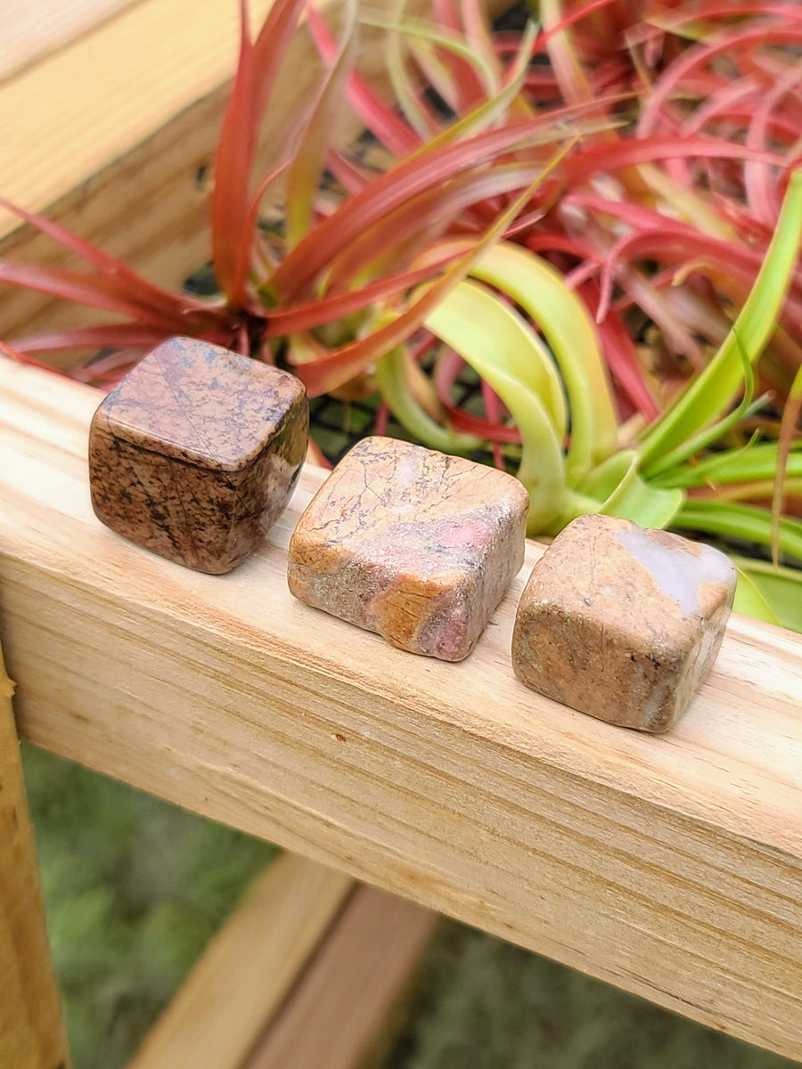 Rhodonite Cube