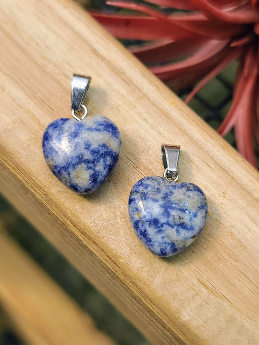Sodalite Heart Pendant