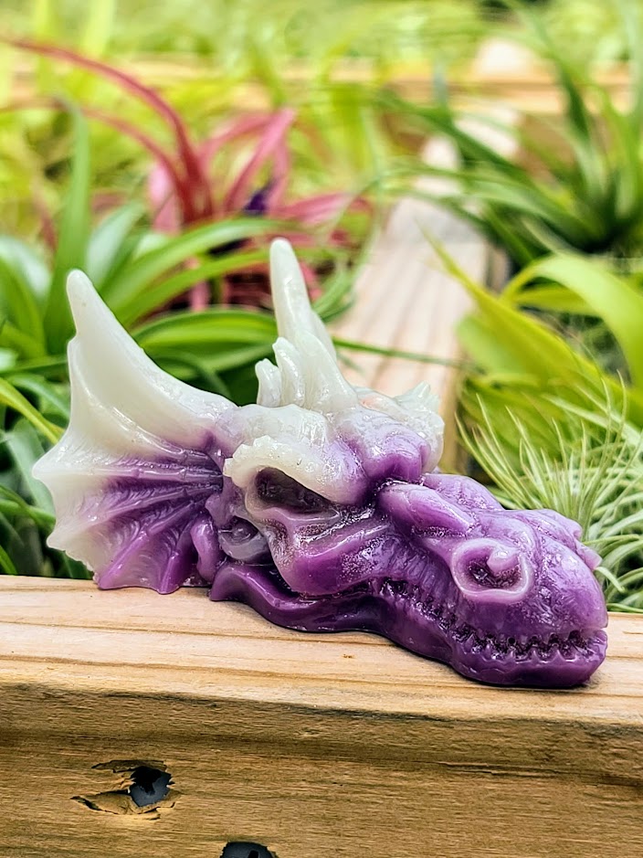 Dragon Head Luminous Carving