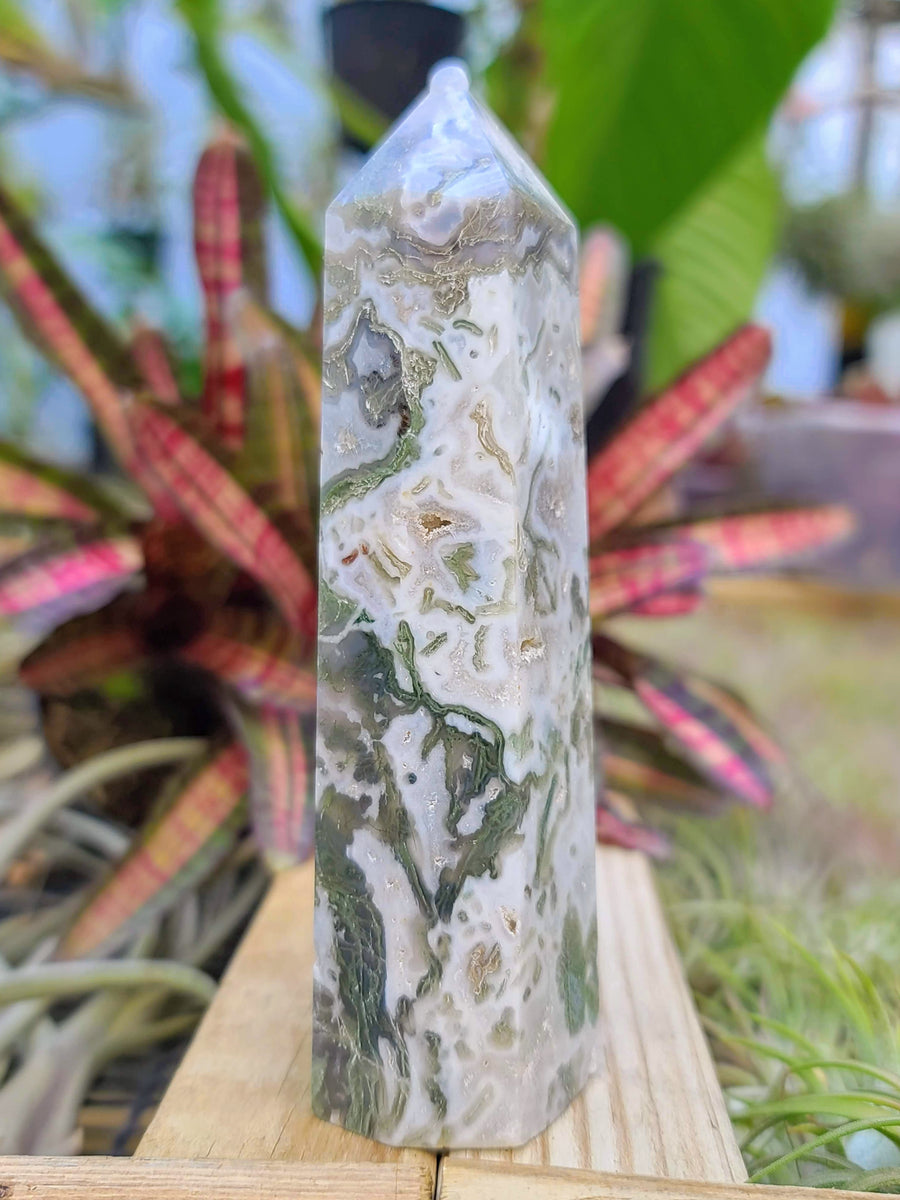WYSIWYG- Moss Agate Tower
