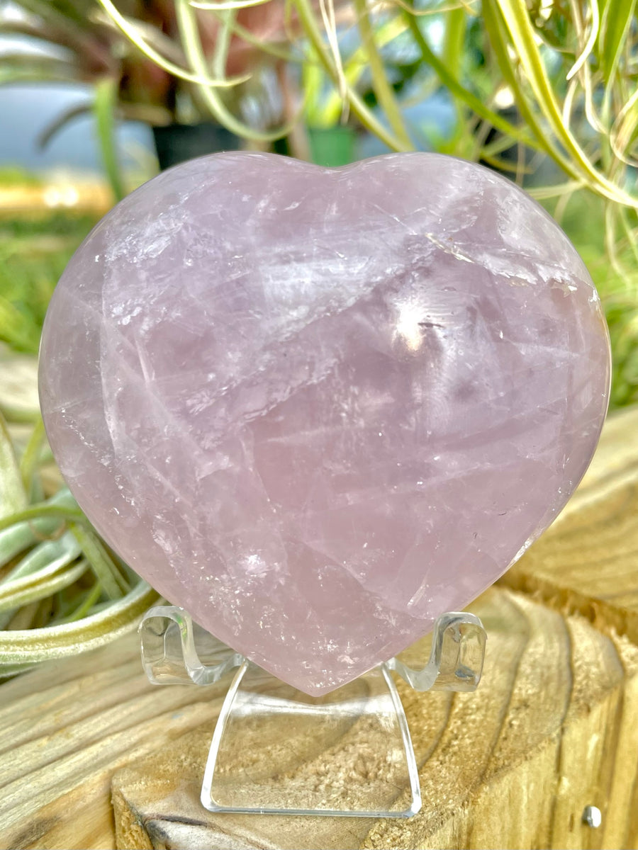 WYSIWYG- Rose Quartz Heart
