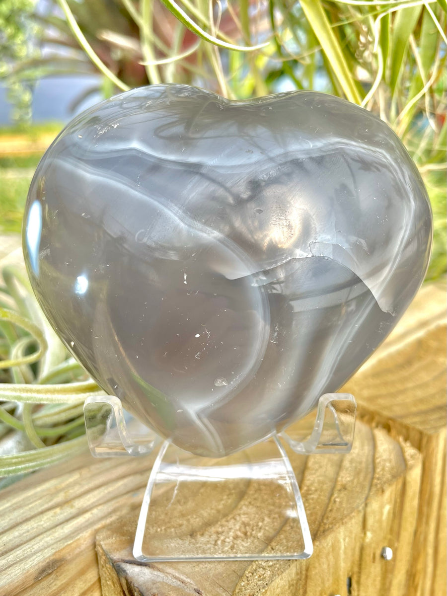WYSIWYG- Orca Agate Heart