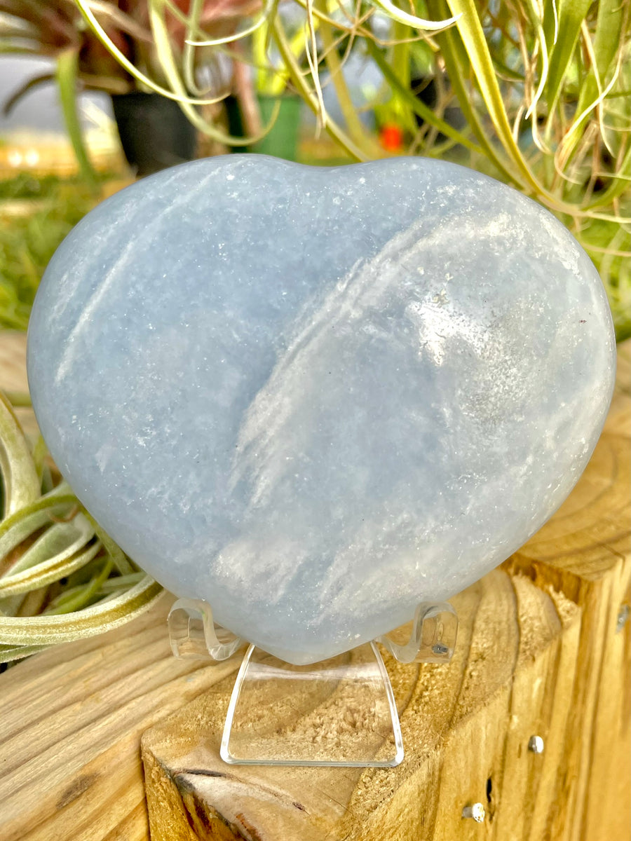 WYSIWYG- Blue Calcite Heart