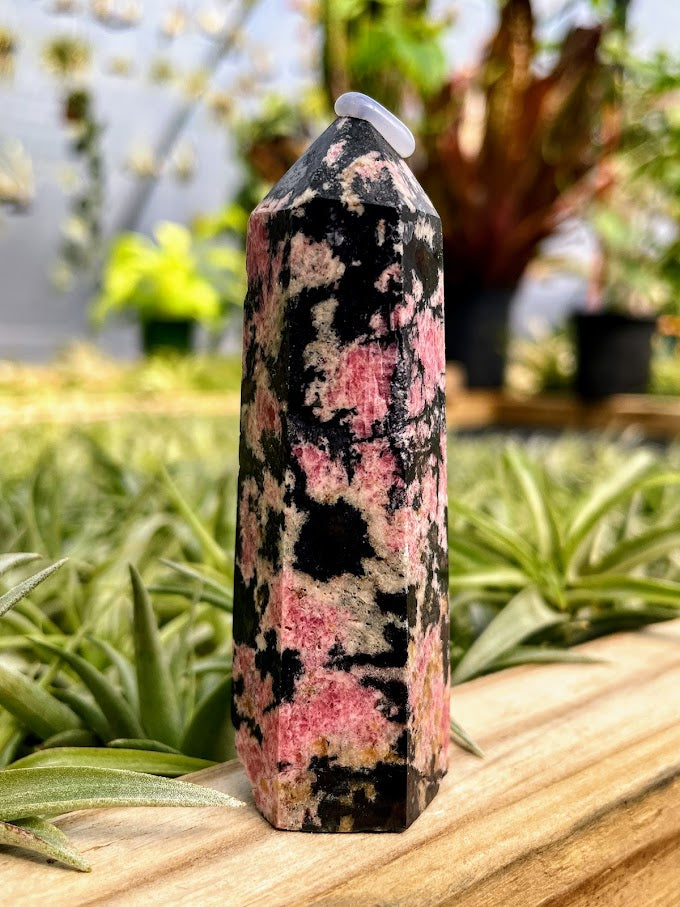 Rhodonite Crystal Point