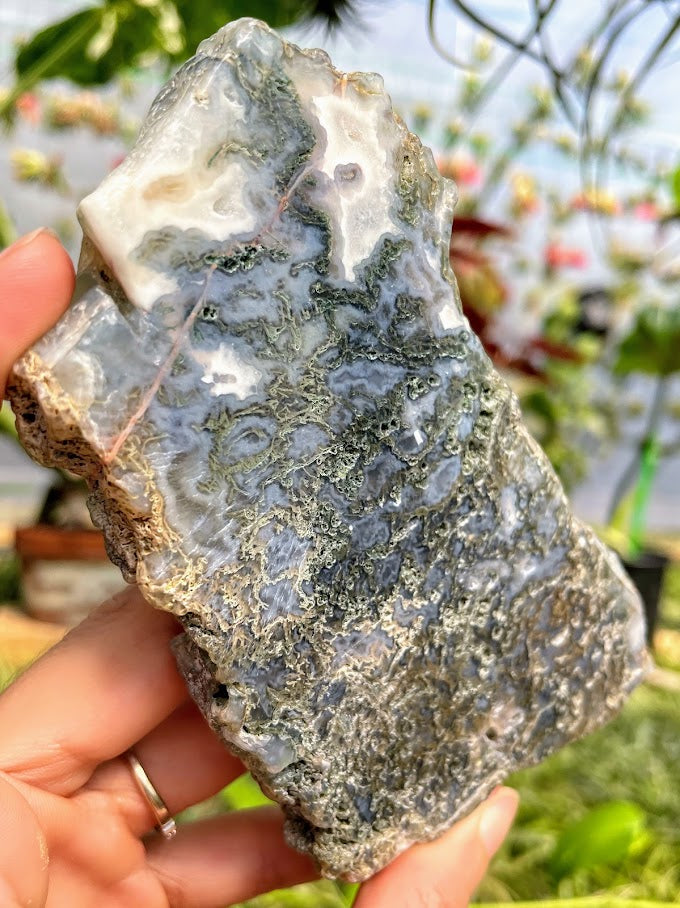 WYSIWYG- Moss Agate Slab