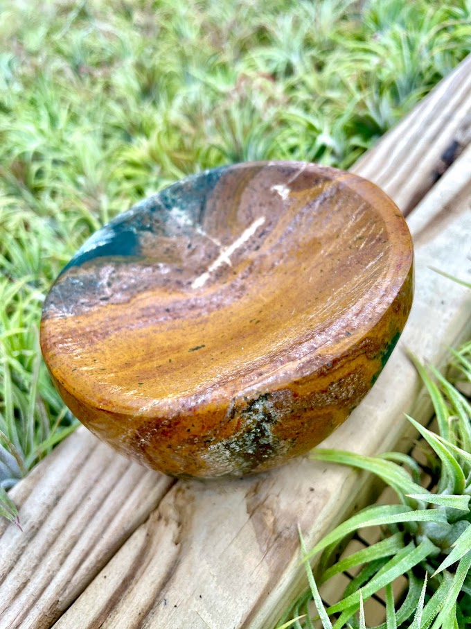Ocean Jasper Crystal Bowl