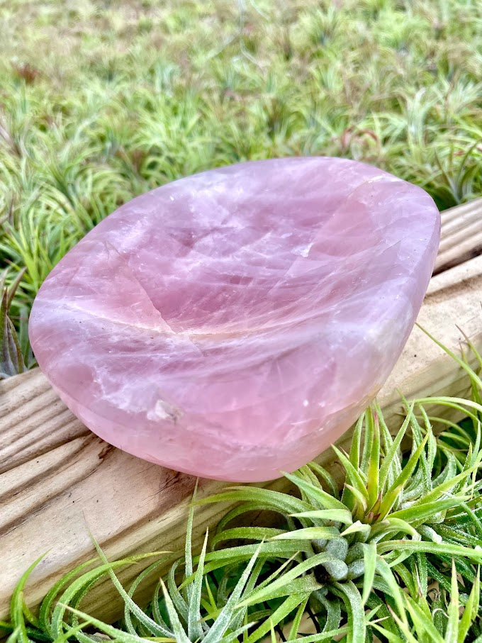 Rose Quartz Crystal Bowl