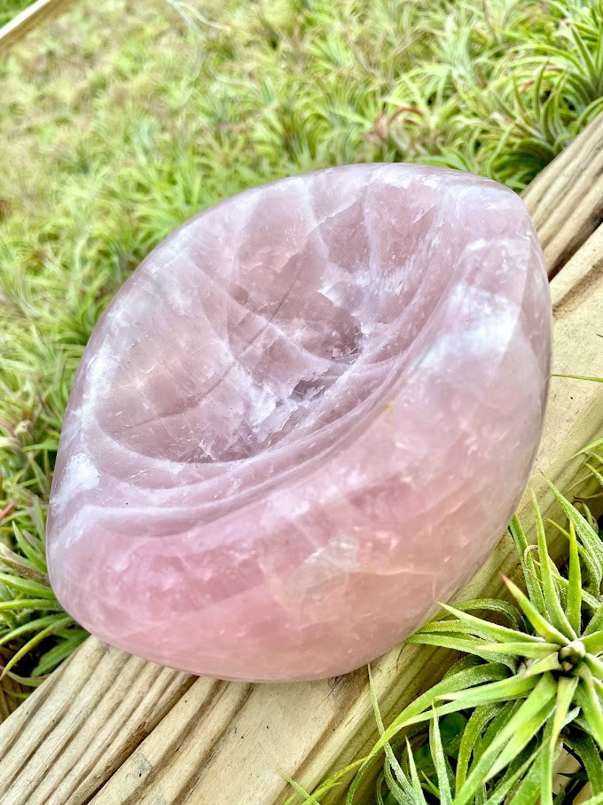Rose Quartz Crystal Bowl