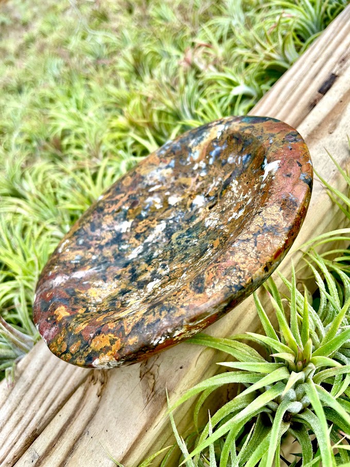 Ocean Jasper Crystal Bowl