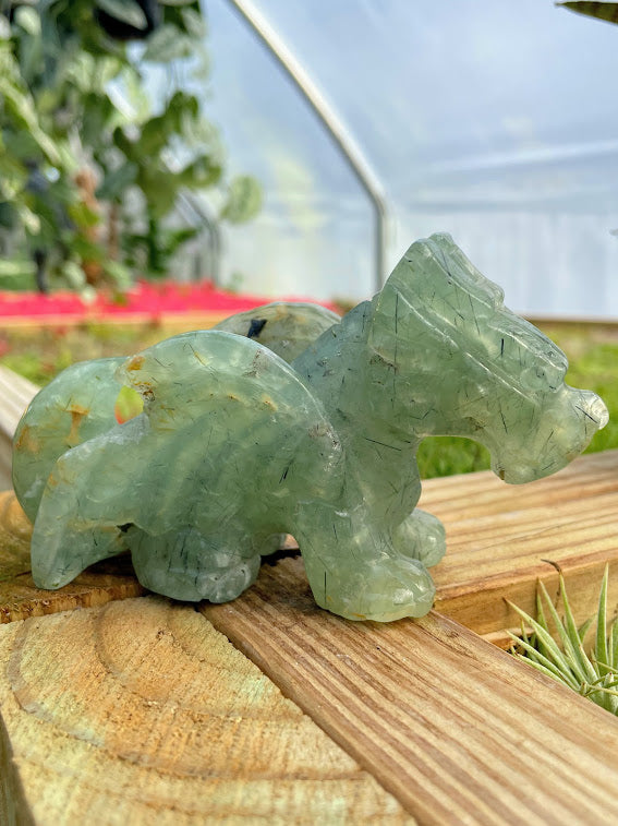 WYSIWYG- Prehnite Dragon