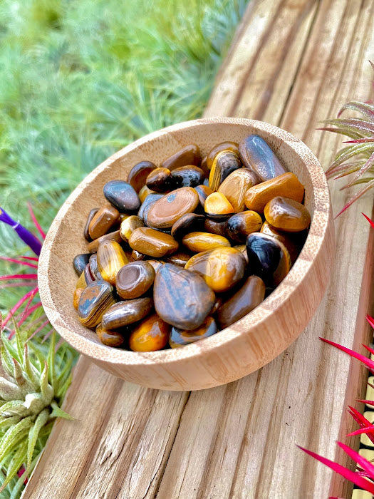 Tiger's Eye Crystal Chips 1/4 cup (3oz)