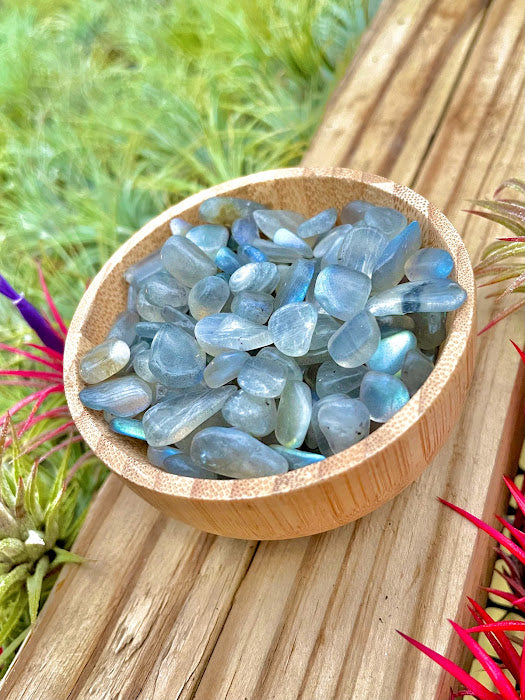 Labradorite Crystal Chips 1/4 cup (3oz)