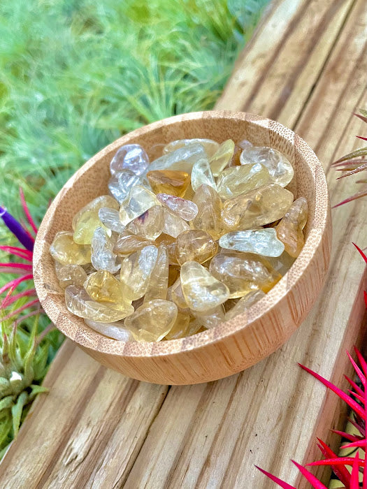 Citrine Crystal Chips 1/4 cup (3oz)