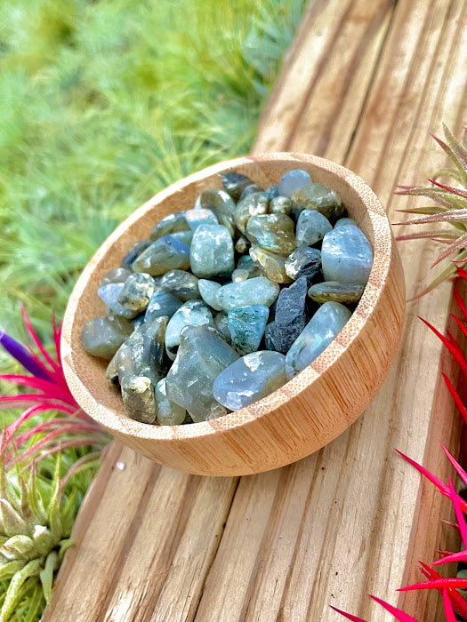 Rough Labradorite Crystal Chips 1/4 cup (3oz)