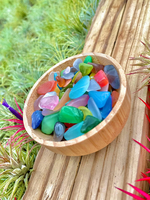 Rainbow Cat's Eye Crystal Chips 1/4 cup (3oz)