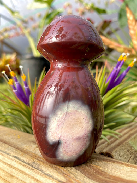 WYSIWYG- Red Jasper Mushroom