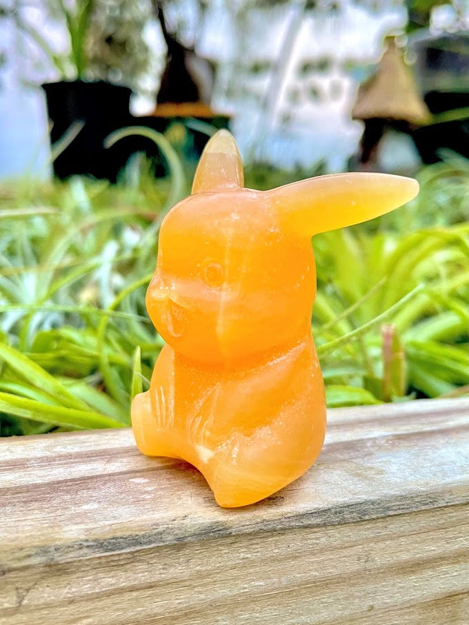 Orange Calcite Pikachu